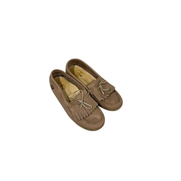 SAS Softie Tan Leather Kiltie Tassel Support Comfort Loafer Shoes Minimalist 9 M - Picture 3 of 7